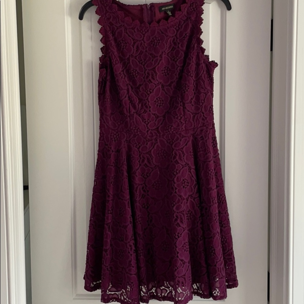 Dark purple flower dress